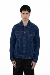 Jeans Jacket da Uomo Blu