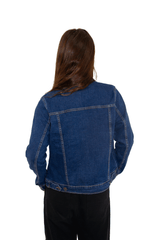 Jeans Jacket da Donna Blu