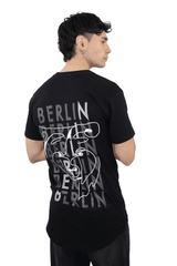 T-shirt Berlin Urban Nera da Uomo
