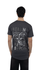 T-shirt Berlin Urban Grigia da Uomo