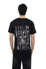 T-shirt Berlin Urban Nera da Uomo