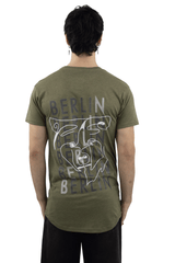 T-shirt Berlin Urban Verde da Uomo